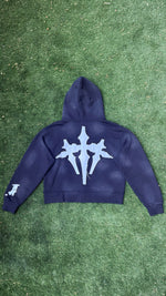 Load image into Gallery viewer, A.A zip Up Hoodie - BLACK
