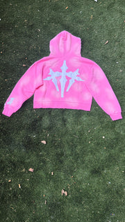 A.A zip Up Hoodie - PINK