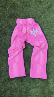 A.A Double Waist Sweats - PINK