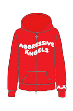 Load image into Gallery viewer, A.A zip Up Hoodie - RED
